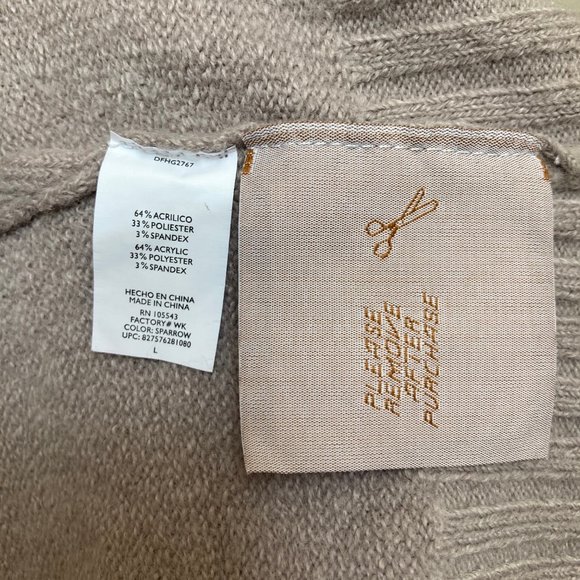 NWT Daisy Fuentes Moda Sparrow Pink Sweater - Picture 5 of 5